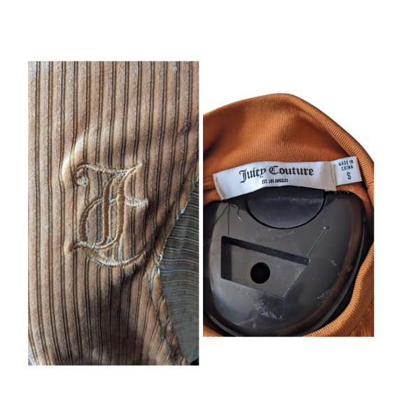 Juicy Couture Angled Velour Pullover in California Sunrise Size S - Picture 4 of 4